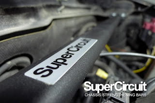 SuperCircuit Front Strut Bar made for the Suzuki Swift 1.5 ZC21S for stiffer chassis
