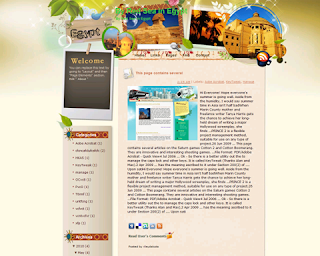 By Red Sea in Egypt Blogger Template