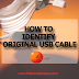 2 Simple Ways To Identify Original USB Cable