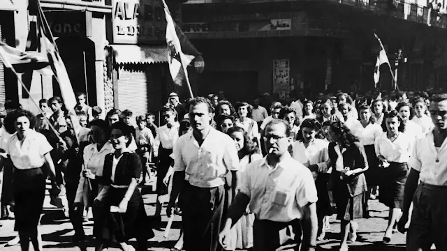 مسيرة حاشدة في بيروت لإحياء ذكرى وعد بلفور عام 1945
