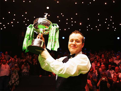 Eventually, at 12.52am, Higgins lifts the trophy in the latest Crucible final finish. 