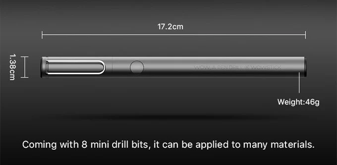 WOWSTICK: The Metal One-Piece Mini Electric Hand Drill