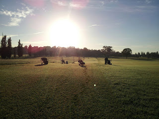 8 paramotor pilots meet up for a morning flight in Camden. Awesome flying!