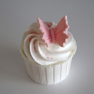 Cupcakes decorados con mariposas