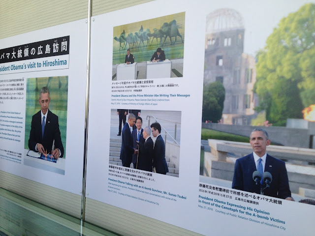 potongan koran yang sampai sekarang terpasang di museum hiroshima