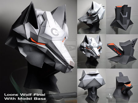 Loone Wolf Papercraft