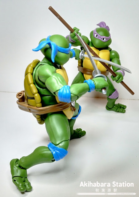 Review de los S.H.Figuarts TMNT "Leonardo" y "Donatello" de Tamashii Nations.