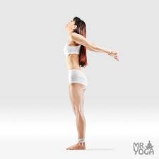 Hands Bound Mountain Pose(Baddha Hasta Tadasana) yoga