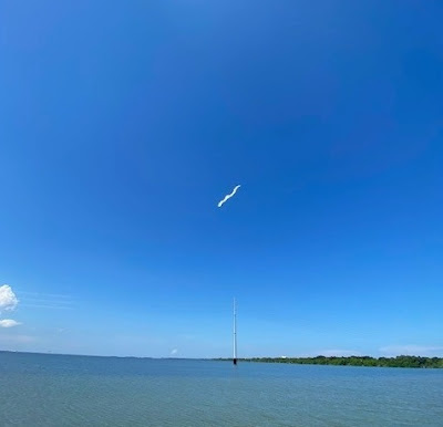 Watching a rocket launch in Florida