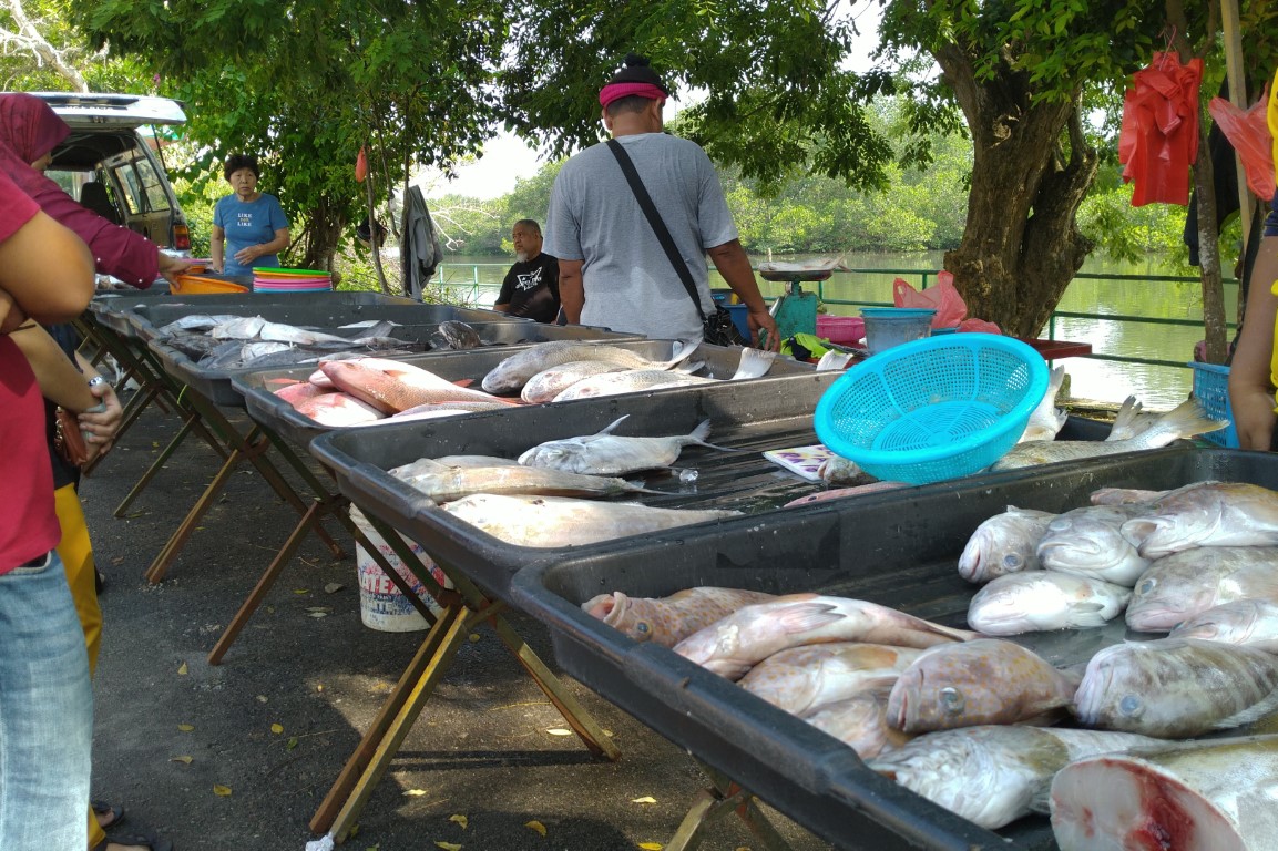 Ikan di Pasar Segar Kg Sitiawan