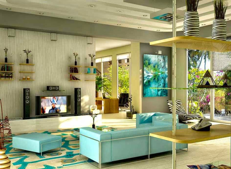 Foto Desain  3D Interior  Rumah  Minimalis  Modern Sederhana  2021