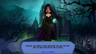 Lady Vampire from Dracula Solitaire on Facebook