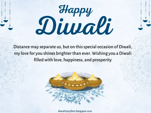 Diwali Wishes for Long Distance Girlfriend