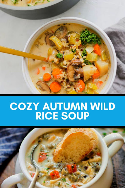 Cozy Autumn Wild Rice Soup