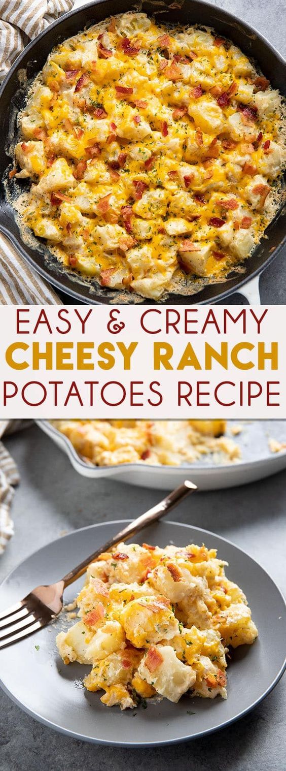   Cheesy Ranch Potatoes