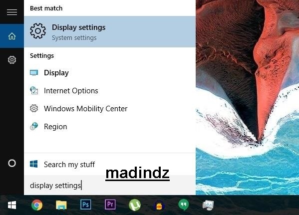 تقنية تغيير حجم الخط في نظام التشغيل Windows 10