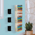 APPUCOCO Book Shelf Wall Mounted Heavy Duty Metal Invisible Book Shelves 3 Piece Per Pack (Made in India) with Screws & Plastic Anchors Included - Black(table)(bookshelf)