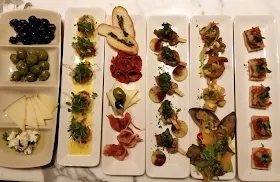 The Tapas spread