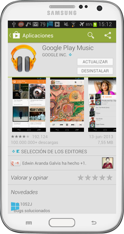 Google Play Music para android recibe una nueva actualización con novedades y mejoras