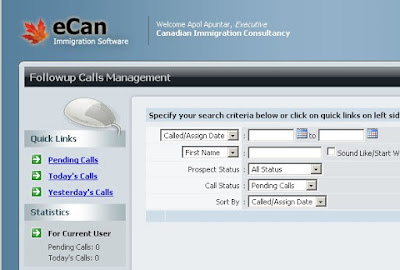 eCan Immigration Software