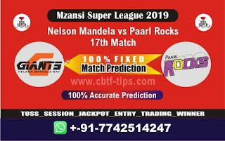 Who will win Today MSL T20 2019, 17th Match PR vs NMBG - Cricfrog