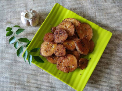 வாழைக்காய் வறுவல் ,vaazhakaai varuval /Raw Banana Fry