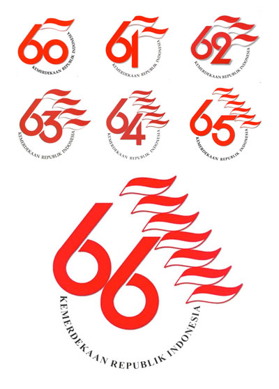 Logo HUT 66 RI versi GAUL
