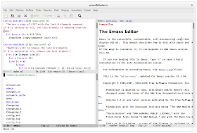 Emacs example screenshot