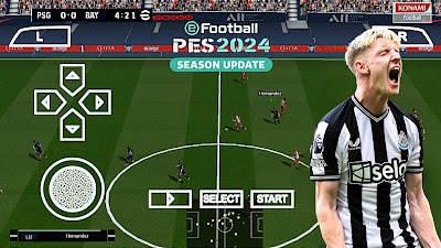Download eFootball PES 2024 PPSSPP Camera PS5 Latest Kits 2024