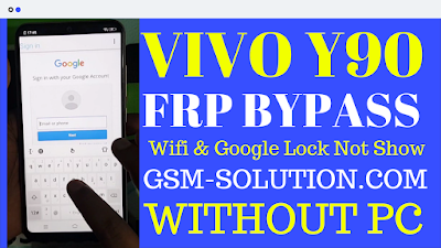 Vivo Y90-Vivo 1908 FRP BYPASS-No Need Pc