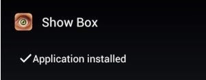 Show Box Installed