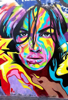 Graffiti Character Women Face by Noe Two