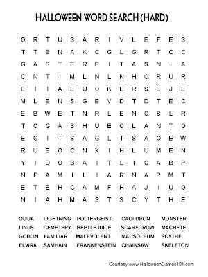 Difficult Word Search. Hard