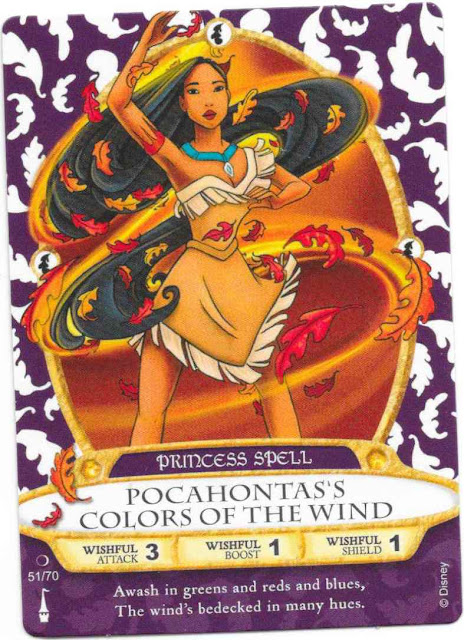 Pocahontas's Colors of the Wind Spell Card 51/70