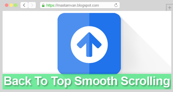 Back To Top Smooth Scrolling Pure Javascript