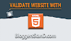 How To Validate Blogger Template With HTML5 Version