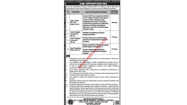 Latest 2023 Jobs For Oil and Gas Development Company