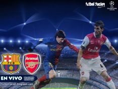 barcelona vs arsenal en vivo champions 2010