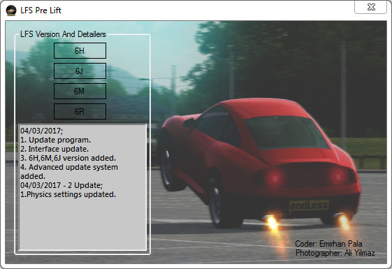 LFS Pre-Lift Mod (6R) Special FZ5 Mod