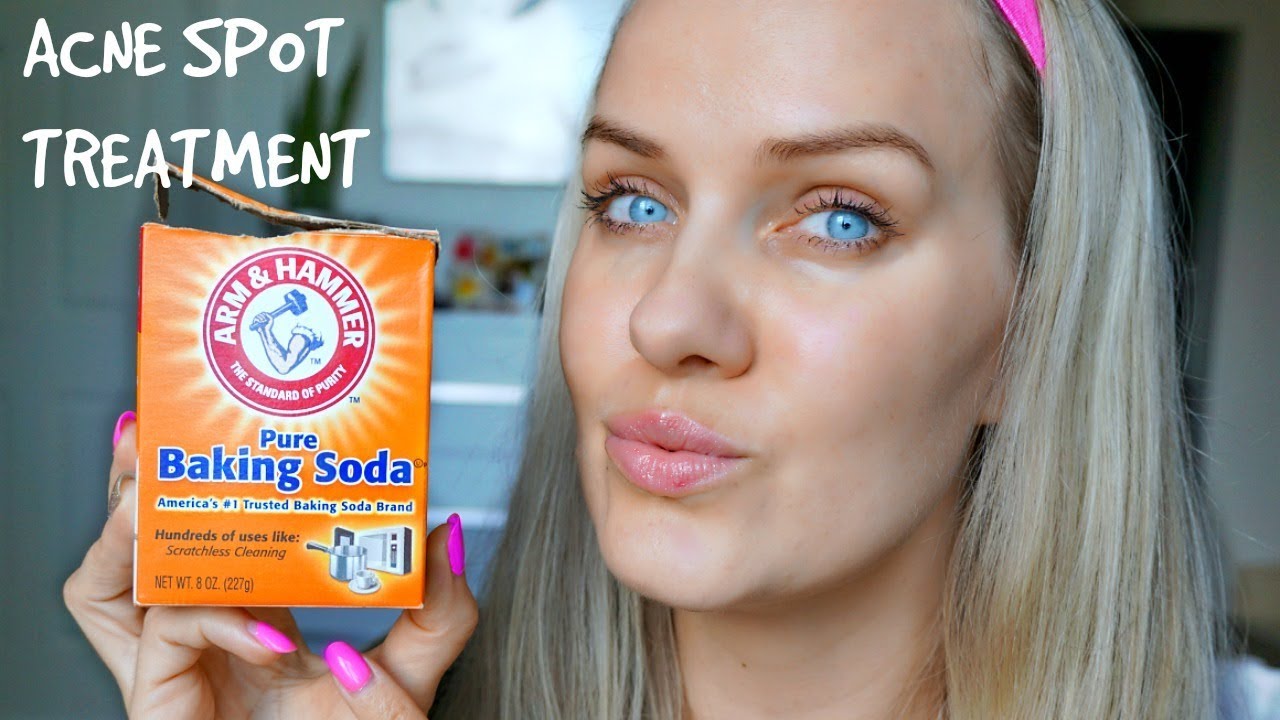 Baking Soda Mask Removes Acne, Blemishes On The Face And Repairs The Skin