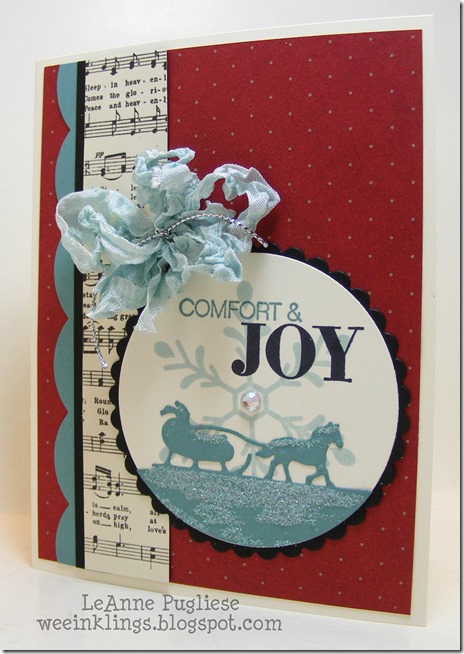 LeAnne Pugliese WeeInklings Holly Jolly Greetings Christmas Stampin Up