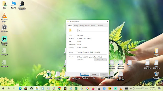 Step to Make Super Hidden Folder In Windows 10