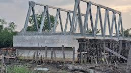  Pj Bupati Inhil Pinta Pengerjaan Proyek Jembatan Sungai Piring dapat di Selesaikan dalam Tempo 50 Hari Kedepan