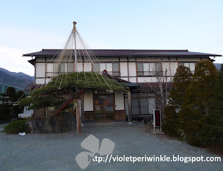 traditional ryokan with fujisan view