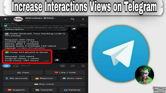 Increase views and interactions on posts within Telegram channels