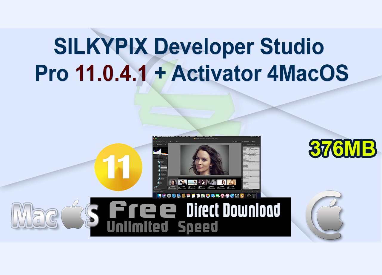 SILKYPIX Developer Studio Pro 11.0.4.1 + Activator 4MacOS