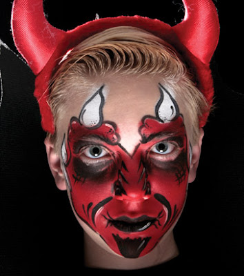 Halloween_Face_Painting_Airbrush_Red_Devil