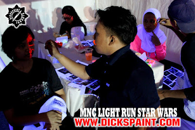 face painting uv glow jakarta