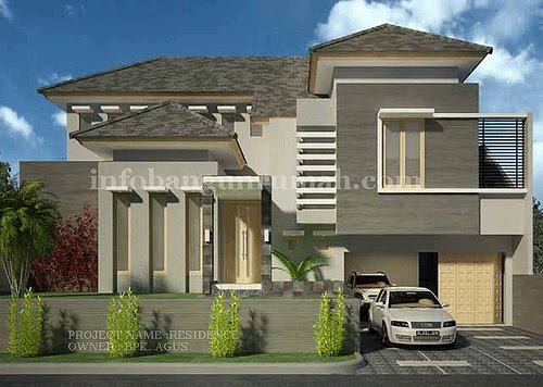  Desain  Rumah  Minimalis Persegi  Panjang 