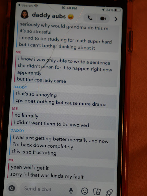 Hailee Allan, Aubrie Allan snapchat messages #3